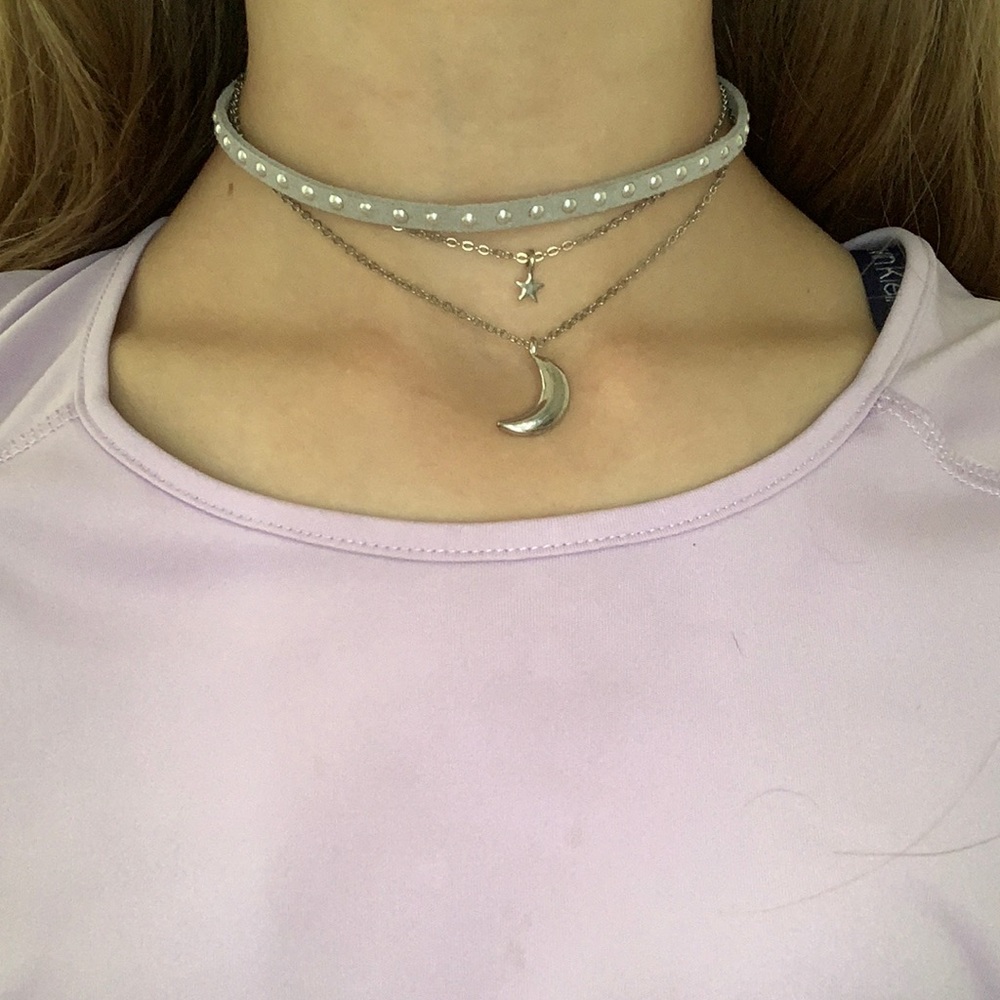 3 in 1 choker and necklace